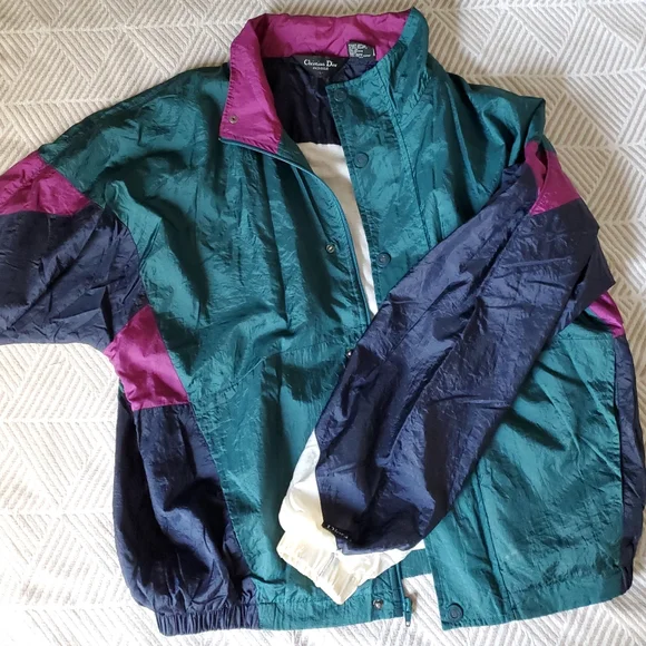 Vintage Christian Dior Monsieur Windbreaker. Men's Large. GVPWC.